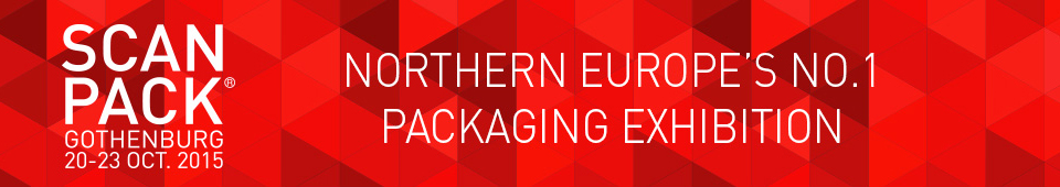 Visit us 20-23 October 2015 at Scanpack in Gothenburg. Northern Europe No.1 Packaging Exhibition